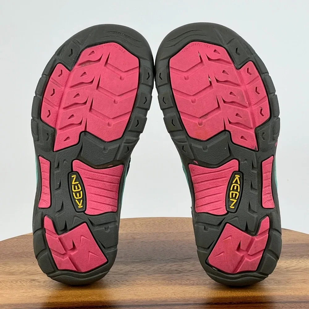 Childrens Big Kids Keen Newport H2 Waterproof Blue Shoes Sandals Size 3 Y GUC